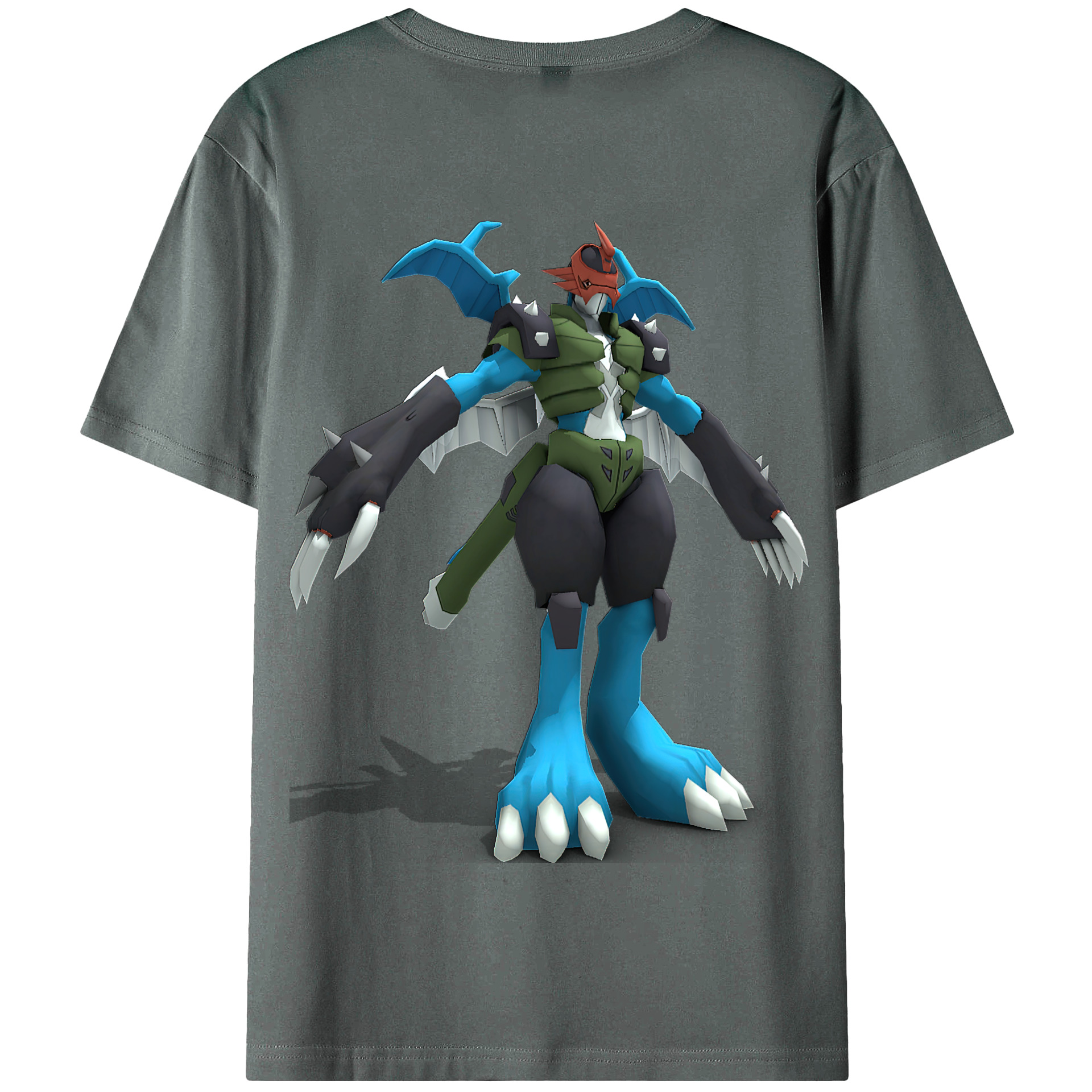 （画像用） Digimon デジタルモンスター/デジモン 綿100％半袖Tシャツ（背面プリント）